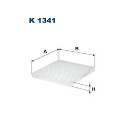1x Filter, Innenraumluft FILTRON K 1341 passend für MITSUBISHI HYUNDAI