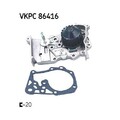 Skf VKPC 86416 Wasserpumpe Motorkühlung für Nissan Renault Dacia