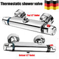Chrom Badewannenarmatur Thermostat Duschset Badewanne Wasserhahn Mischbatterie