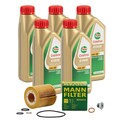 5L CASTROL EDGE 5W-30 M LL-04 Motoröl MANN Ölfilter für BMW N40 N42 N43 N45 N46