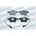 1x ORIGINAL® SAMKO 5SP1285 Bremsbelagsatz, Scheibenbremse Vorne für VW TOUAREG