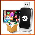 2 in 1 Wireless CarPlay Android Auto Adapter Plug & Play für werkseitig verkabel