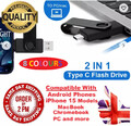 Typ-C 2 in 1 USB Memory Stick Flash Pen Drive Photostick für Android/iPhone 15