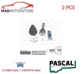 GELENK ANTRIEBSWELLE PAAR WHEEL SIDE VORNE PASCAL G1F055PC 2PCS I NEU