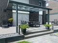 Terrassenüberdachung Terrassendach Komplettset Alu Anthrazit in  VSG Glas 8 mm