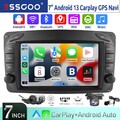 Für Mercedes Benz C Klasse W209 C209 W639 Android 14 Autoradio Carplay +DVR KAM