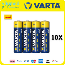 40x Varta Industrial 4006 Alkaline Batterie AA LR06 MN1500 Mignon 1,5 V Stilo R6DE-Händler • Top Qualität • Schneller Versand