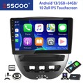 64G Autoradio Für Peugeot Toyota Aygo 107 Citroen Carplay Android13 DAB GPS NAVI