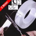 Doppelseitiges Klebeband Transparent Beidseitig Extra Stark Nano Wasserfest Band