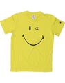 Champion grafisches Damen-T-Shirt Top UK 10 kleine gelbe Baumwolle BK13