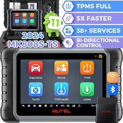 AUTEL MK808S-TS Profi KFZ Diagnosegerät Auto OBD2 Scanner TPMS RDKS ALLE SYSTEM