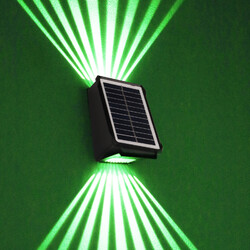 1-10x LED Solarleuchten Zaunleuchte Wandlampen Gartenleuchte Außen Treppen Lampe