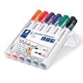 Staedtler Lumocolor 6er Whiteboard Marker bunt Set Boardmarker Whiteboardmarker