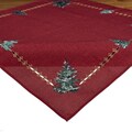 Tischdecke Weihnachten Tannenbaum Rot-Grün-Gold Tischläufer Kissen Deckchen  320