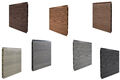 2 Wahl WPC Sichtschutz Steck Zaun Paneel Brett Windschutz System ca. 183x21x2cm