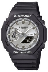CASIO G-Shock Classic Ana-Digi Armbanduhr Schwarz/Stahlfarben GA-2100SB-1AER