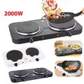Kochplatte 2000W Einzel Doppel Platte tragbar Kochfeld Gusseisenplatte Camping