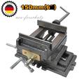 Maschinenschraubstock 2-Achsen 150mm Schraubstock Kreuztisch Frästisch Werkbank