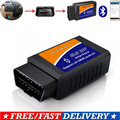 ELM327 OBD II Stecker Bluetooth – OBD2 Scanner Diagnosegerät für Android - V1.5