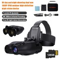 GTMEDIA 300m Nachtsicht Brille IR 1080P FHD Infrarot Fernglas Kopf Halterung