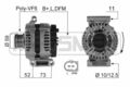 ERA Lichtmaschine Generator 150A 14V für Fiat Ducato Pritsche/Fahrgestell 100