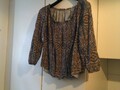 Damenbluse  Gr M gemustert langarm