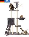 138cm Kratzbaum Klein Katzen Kletterbaum Katzenbaum Sisal Katzenkratzbaum Stabil