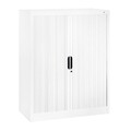 CP Omnispace Rollladenschrank verkehrsweiß 2 Fachböden 100,0 x 42,0 x 123,0 cm