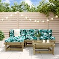 Garten Lounge Set Sitzgruppe Sofagarnitur Terrasse Gartenmöbel 5-tlg. vidaXL