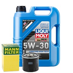 Motoröl 5W30 LIQUI MOLY Longtime High Tech 5L +MANN Ölfilter