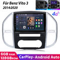 10" Android 12 Autoradio Für Mercedes Benz Vito 3 2014-2020 GPS Navi 4G WIFI 6GB