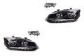 Scheinwerfer Set Halogen passend für VW Polo 09 6R 06/2009-03/2014 H7 H7 +Nebel