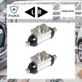 2x ORIGINAL® Delphi Radbremszylinder Vorne, Hinten, Links, Rechts für Citroën
