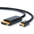 CSL Mini DisplayPort auf HDMI Adapterkabel HD 1080p Schwarz 4k Ultra HD 3m