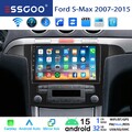 9" Autoradio Android 15 Carplay GPS WiFi SWC RDS 1+32GB Für Ford S-Max 2007-2015