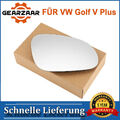 Rechts Spiegelglas Spiegel für VW Golf V Plus Sharan Außenspiegel Glas Beheizbar