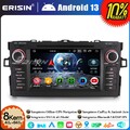 8-Kern 4GB+64GB CarPlay Android 14 GPS Autoradio Navi DAB+ Wifi für Toyota AURIS