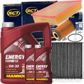FILTERSET INSPEKTIONSPAKET+MANNOL 5W30 ÖL 2.0 TDI BiTDI für VW AMAROK 122-180 PS