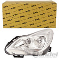 TYC HAUPTSCHEINWERFER H7/H1 LINKS passend für OPEL CORSA D KASTEN 1.0 - 1.6 CDTI