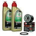 Ölwechsel Castrol Power 1 10W50 + Ölfilter KN138 für Kawasaki Ultimate Öl Racing