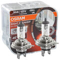 OSRAM NIGHT BREAKER SILVER H4 DuoBox 1650/1000 lm Glühlampe 64193NBS-HCB