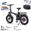 DRVETION AT20 750W Elektrofahrrad 15AH Faltbare Fahrrad 20 Zoll Stadt E-Bike NEU
