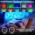 LED Sternenhimmel Lampe Projektor Bluetooth Galaxy Musik Starry Stern Nachtlicht