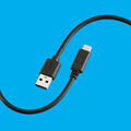 1x 1.5m Lang Usb-A To Usb-C 60W Charge Sync Kabel Typ A Auf C Schnellladegerät