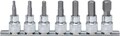 KS TOOLS 1/4" CHROMEplus Bit-Stecknuss-Satz Innensechskant, 7-tlg2,5-8mm