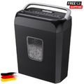 Schredder Aktenvernichter 6 Blatt Kreuzschnitt Papierschredder P-4 Reisswolf...✅