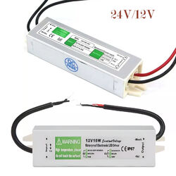 DC12V/24V LED Treiber Netzteil Trafo Wasserdicht IP67 240V für LED Streifen