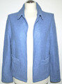 ZERO Jacke Gr.38 jeans blau Wolle Bouclé Blazer Set ++Neu++