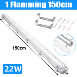 LED Wannenleuchte Feuchtraumlampe Deckenleuchte Werkstatt Keller Röhre 60-150cm