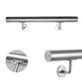 Edelstahl Handlauf  , Wandhandlauf, Treppengeländer Innen & Außen, 50- 200cm